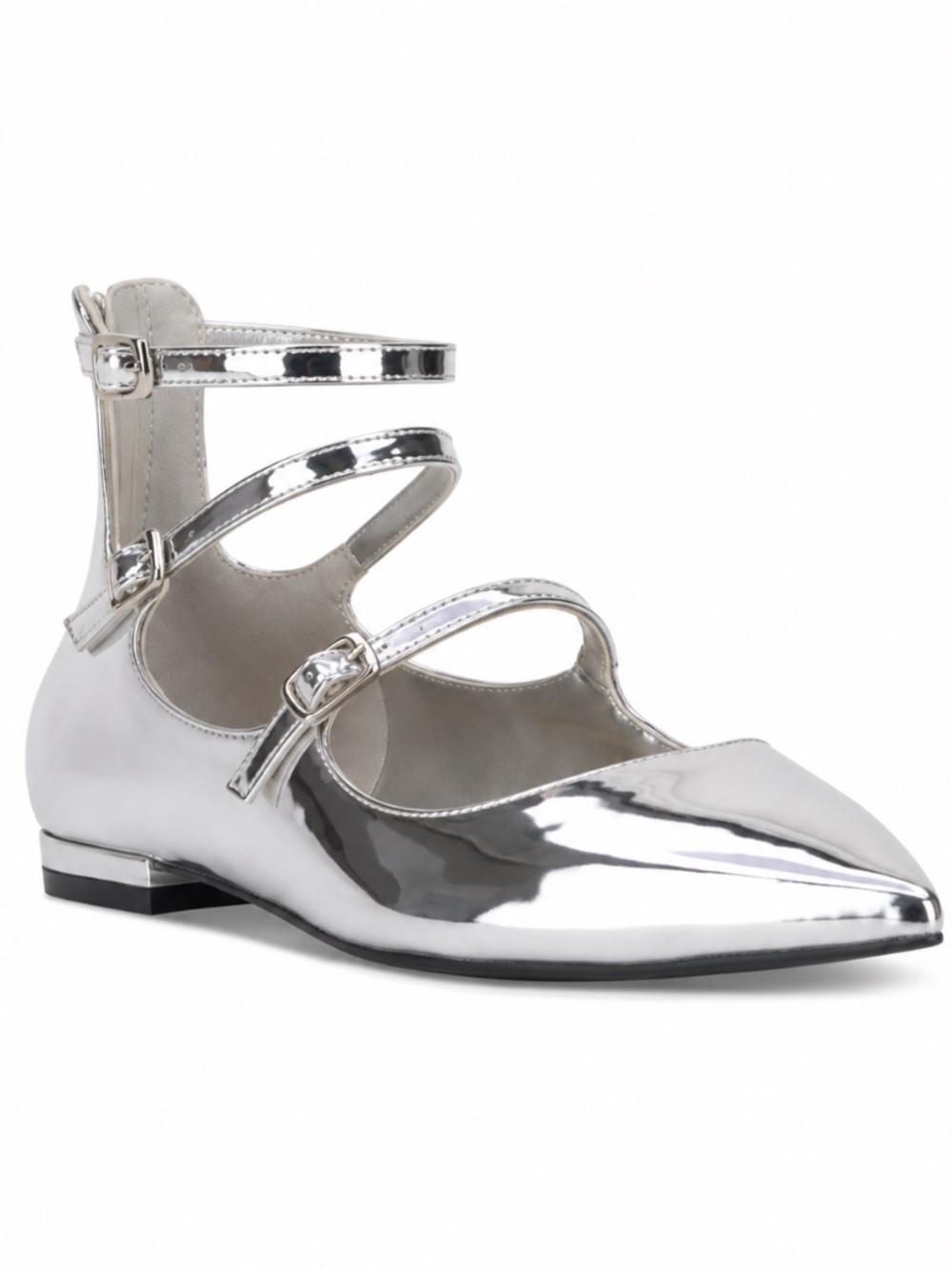 International Concepts Valan Triple-Strapped Flats New with Tag